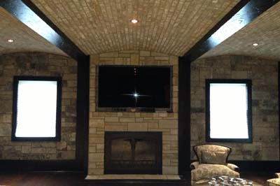 Custom fireplace design Long Island